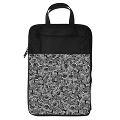 Be True Be Yourself Typographic Print Pattern Foldable Shoe Storage Bag by dflcprintsclothing