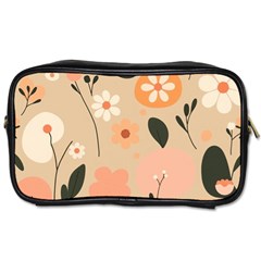 Minimalist Pattern With Simple Lines,flower And Shapes, Creating A Clean And Modern Toiletries Bag (two Sides) by myclothy