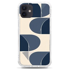 A Minimalist Pattern With Simple Lines And Shapes, Creating A Clean And Modern Aesthetic 04 Iphone 12 Mini Tpu Uv Print Case	 by myclothy