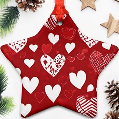 Valentine Ornament (star) by pollyparadiseartshop