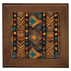 Tribal Chic Framed Tile by pollyparadiseartshop