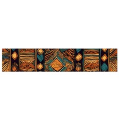 Tribal Chic Small Premium Plush Fleece Scarf by pollyparadiseartshop