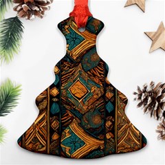 Tribal Chic Ornament (christmas Tree)  by pollyparadiseartshop