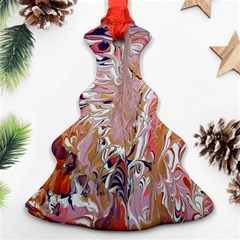 Pour Flames Ornament (christmas Tree)  by kaleidomarblingart