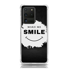 Black And White Simple Make Me Smile T Shirt 20250203 014057 0000 Samsung Galaxy S20 Ultra 6 9 Inch Tpu Uv Case by Cowcow2005