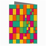 Abstract-background Greeting Card Right