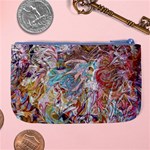 Abstract waves Large Coin Purse Back