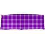 Purple Plaid Tartan 3 21 x60  Body Pillow Case Dakimakura (Two Sides) Front