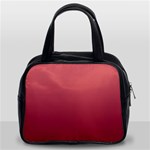 Coral Pink To Burgundy Red Linear Gradient Classic Handbag (Two Sides) Front