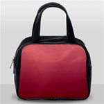 Coral Pink To Burgundy Red Linear Gradient Classic Handbag (Two Sides) Back