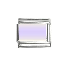 Cream Yellow To Pale Violet Bilinear Gradient Italian Charm (9mm) by GradientsOmbre