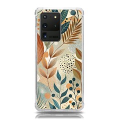 Leaves Pattern Flora Samsung Galaxy S20 Ultra 6 9 Inch Tpu Uv Case by Sabxi