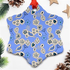 Abstract Pattern Snowflake Ornament (two Sides) by Sabxi