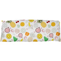 Pattern Seamless Texture Fruit 25 x67  Body Pillow Case Dakimakura (two Sides) by Sabxi