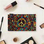 Peace Abstract Pattern Creative Drawing Cosmetic Bag (Small) Front