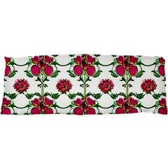 Retro 1880s Flowers Pattern 2 25 x67  Body Pillow Case Dakimakura (two Sides) by violetheavensky