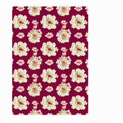 Retro 1880s Flowers Pattern Large Garden Flag (two Sides) by violetheavensky