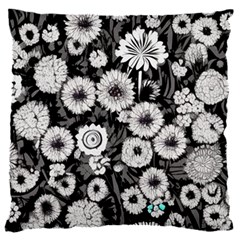 Mid Century Retro Floral 1970s 1960s Pattern 87 Mid Century Retro Floral 1970s 1960s Pattern 86 18  Baby Flannel Cushion Case (two Sides) by violetheavensky