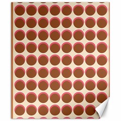 Retro 40s 50s Cupcake Pattern Canvas 20  X 24  by violetheavensky