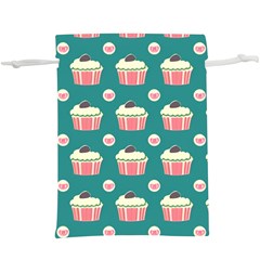 Retro 40s 50s Cupcake Pattern 2 Lightweight Drawstring Pouch (xl) by violetheavensky