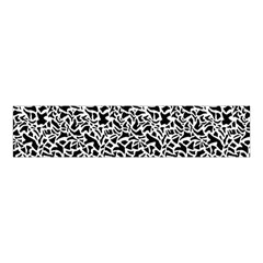 Black White Giraffe Pattern Velvet Scrunchie by DinkovaArt