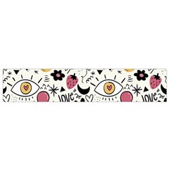 Eye Seesit Small Premium Plush Fleece Scarf by Posterlux
