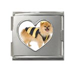 My-Dog-Photo Mega Link Heart Italian Charm (18mm) Front